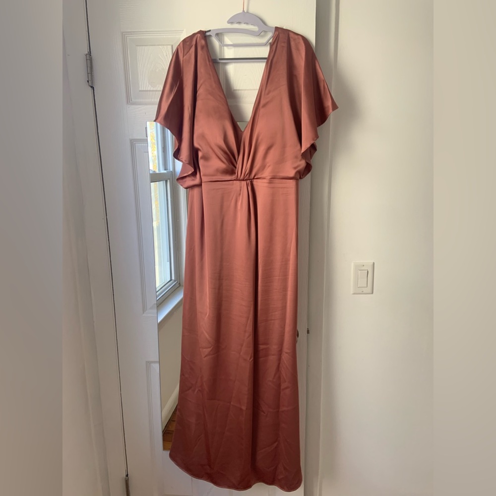 Revelry Gwen Satin Dress